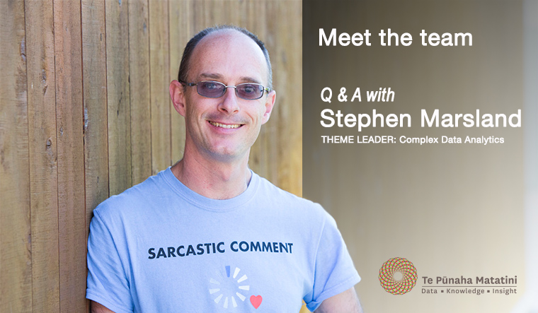 Meet the team: Q&A with Stephen Marsland