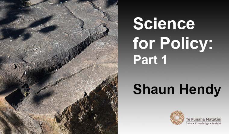 Science for Policy: Part 1