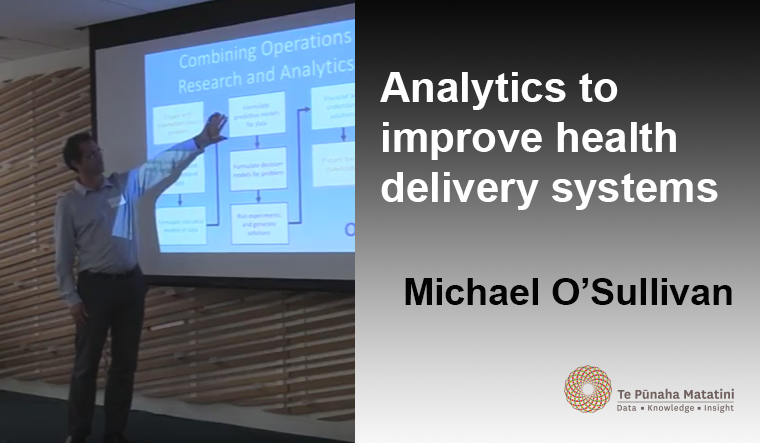 Analytics to improve health delivery systems