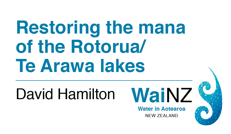 Restoring the mana of the Rotorua/Te Arawa lakes