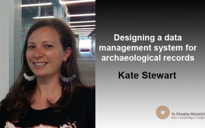 Designing a data management system for archaeological records