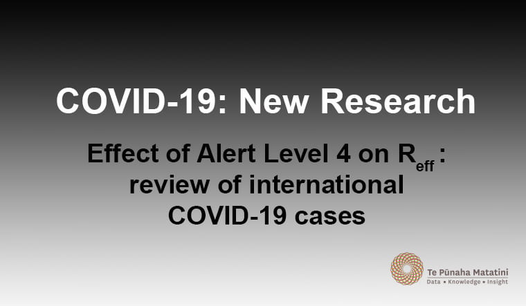Effect of Alert Level 4 measures on COVID-19 transmission