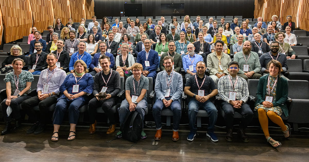 The 100 participants in the Capital City Complex Systems Symposium 2024.